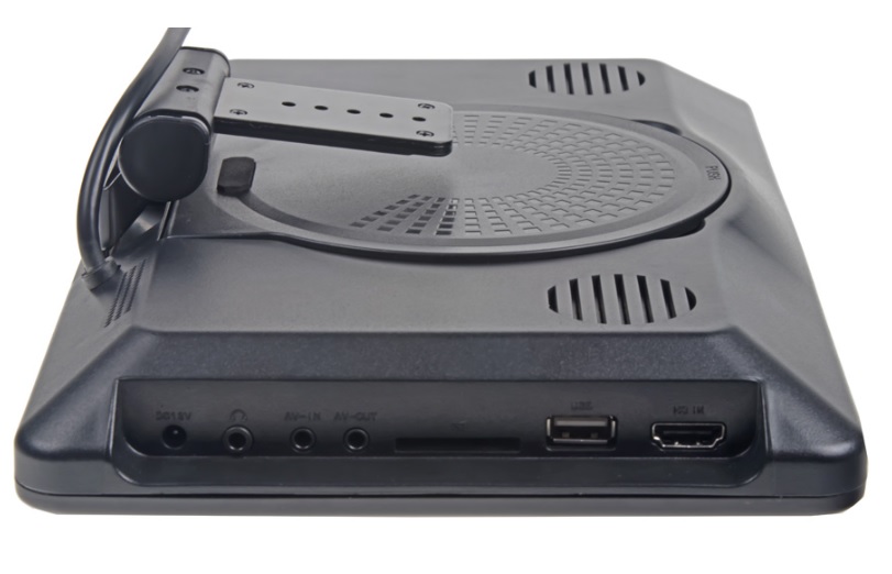 DVD/SD/USB/HDMI MONITOR 10,1" S DRŽÁKEM NA OPĚRKU, DOTYKOVÁ OBRAZOVKA