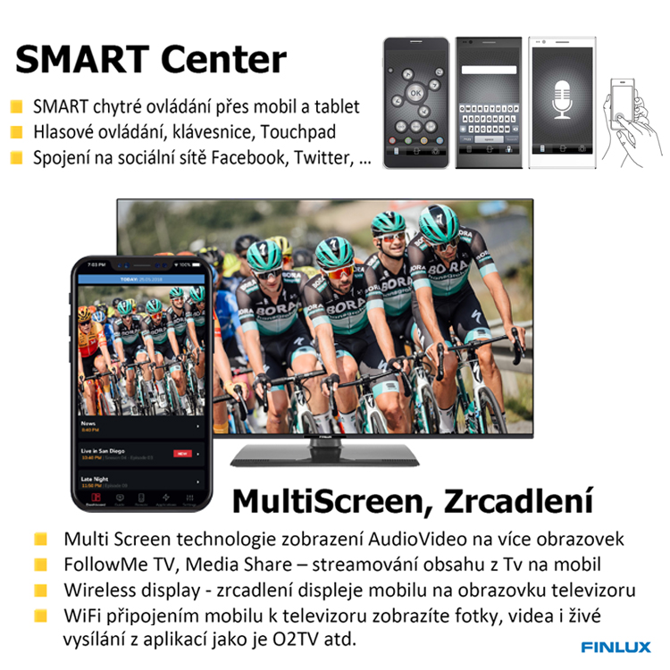FINLUX TV24FDM5760-T2 SAT DVD SMART WIFI 12V-