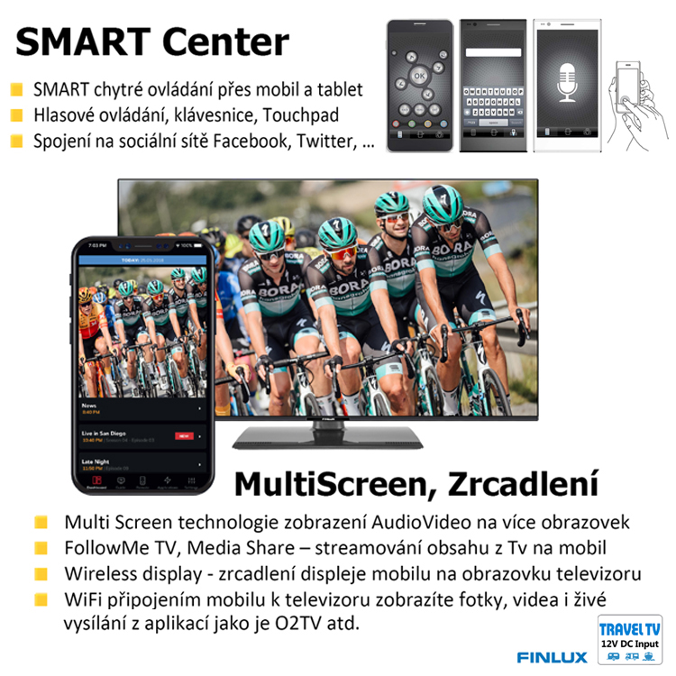 FINLUX TV32FFMG5760 - FHD T2 SAT SMART WIFI 12V