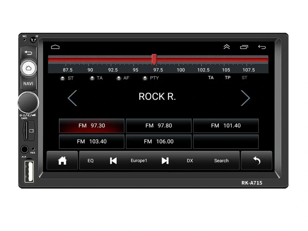 PODOFO 2DIN AUTORÁDIO RK-A715 ANDROID