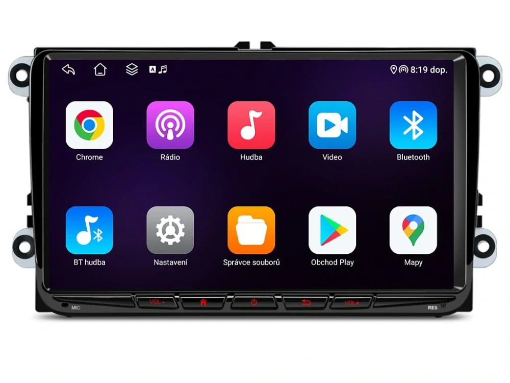 XTRONS 2DIN AUTORÁDIO ID90MTVL ANDROID S GPS