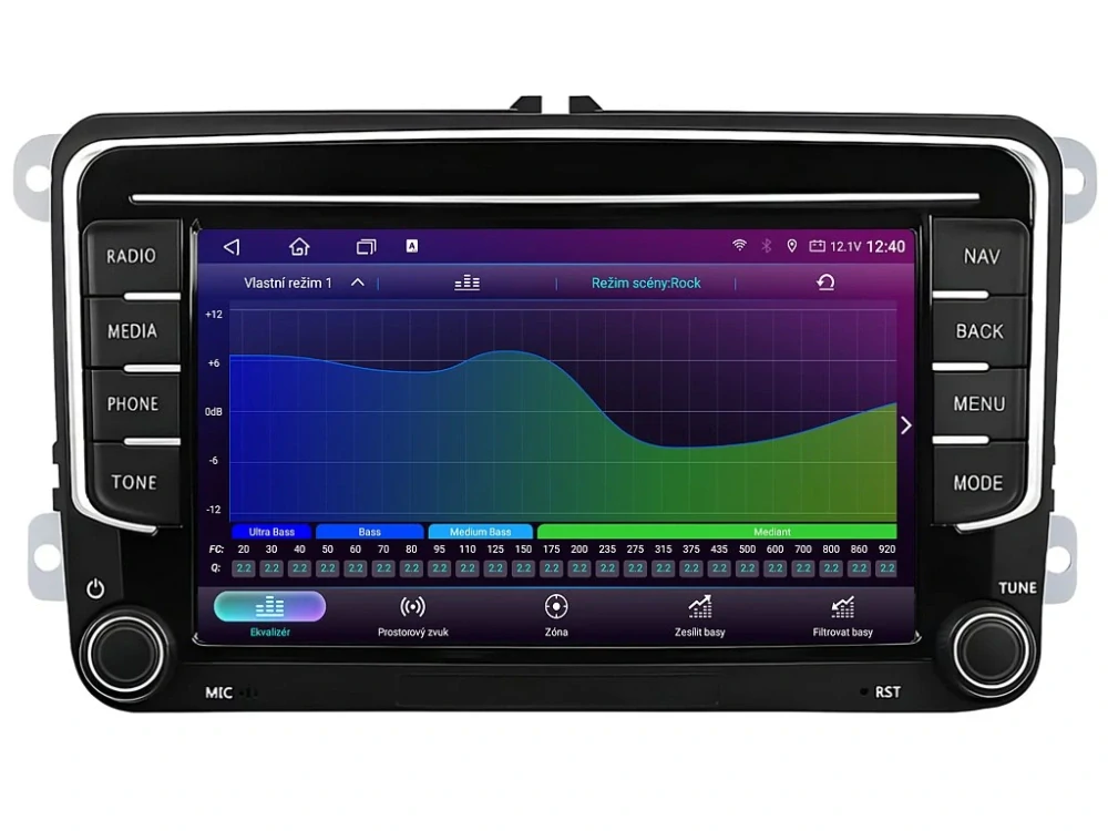ISUDAR 2DIN AUTORÁDIO T72-VW0702 ANDROID S GPS