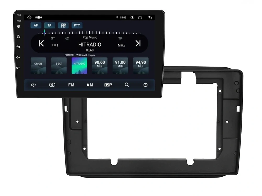 XTRONS 2DIN AUTORÁDIO IAP12-XEV09 ANDROID, ŠKODA FABIA II,  ROOMSTER