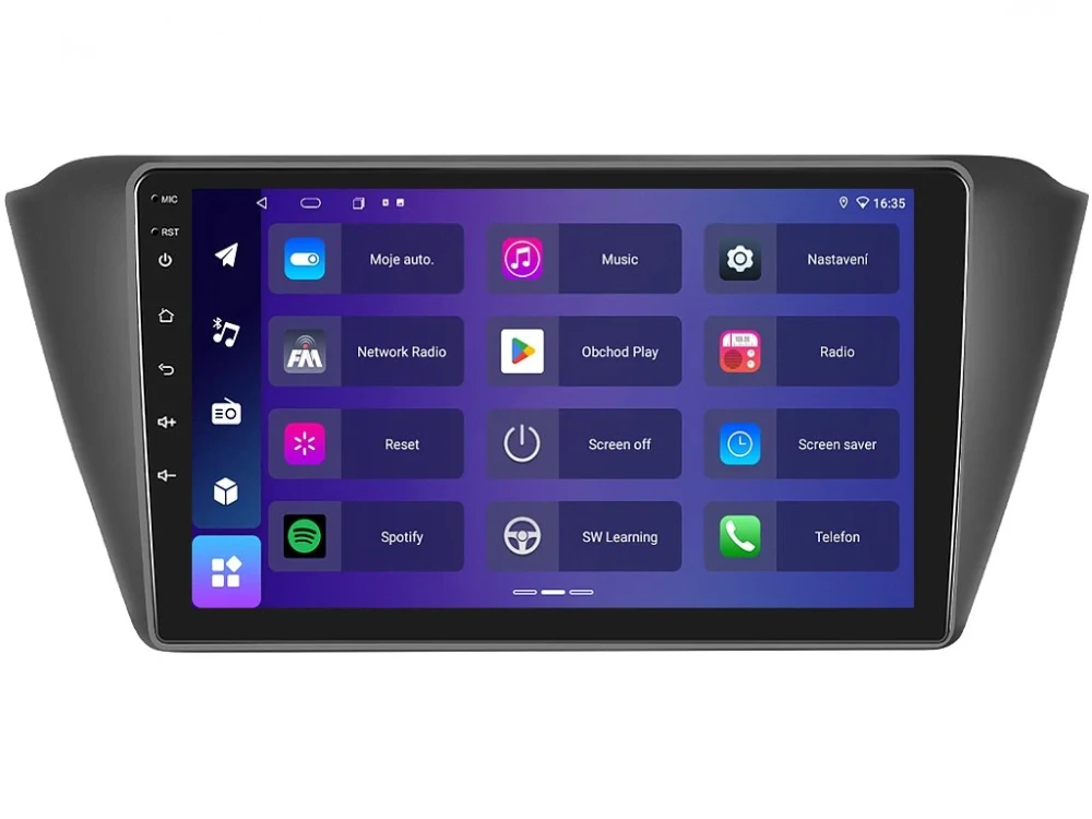 ISUDAR 2DIN AUTORÁDIO T68B-IEV05 ANDROID, ŠKODA FABIA III