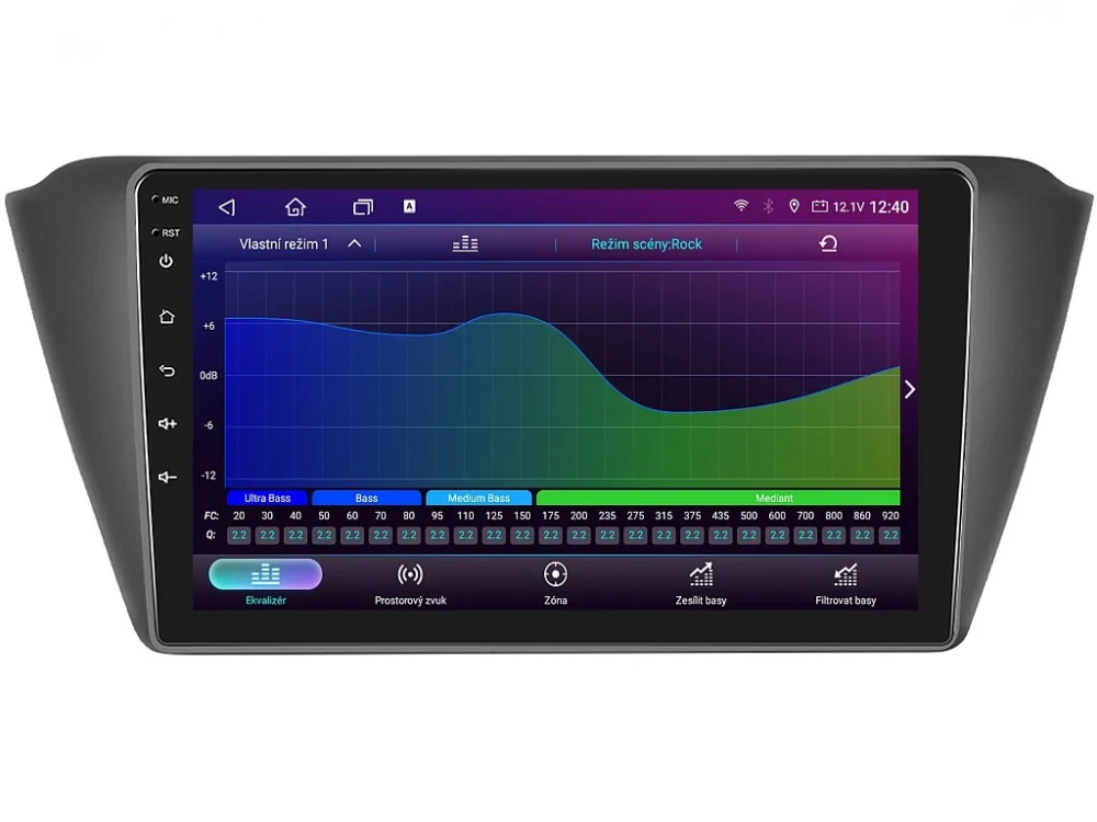 ISUDAR 2DIN AUTORÁDIO T72-IEV38 ANDROID, ŠKODA FABIA III
