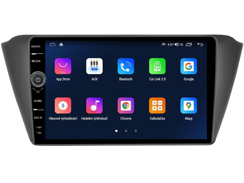 EVEREST 2DIN AUTORÁDIO EVE08 ANDROID, ŠKODA FABIA III