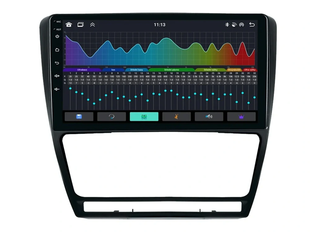 BMODE 2DIN AUTOÁDIO BEX01 ANDROID, ŠKODA OCTAVIA II