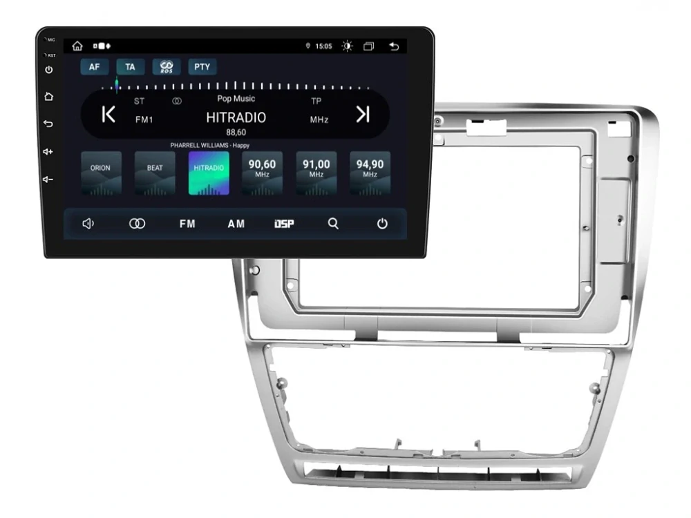 XTRONS 2DIN AUTORÁDIO IAP12-XEV02 ANDROID, ŠKODA OCTAVIA II