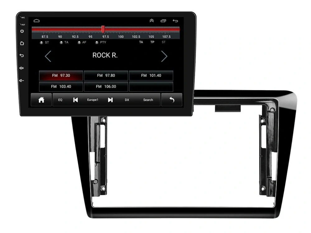 PODOFO 2DIN AUTORÁDIO PEV23 ANDROID, ŠKODA RAPID