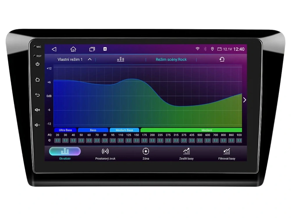 ISUDAR 2DIN AUTORÁDIO T72-IEV75 ANDROID, ŠKODA RAPID