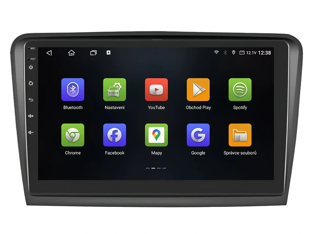 ISUDAR 2DIN AUTORÁDIO T72-IEV03 ANDROID, ŠKODA SUPERB II
