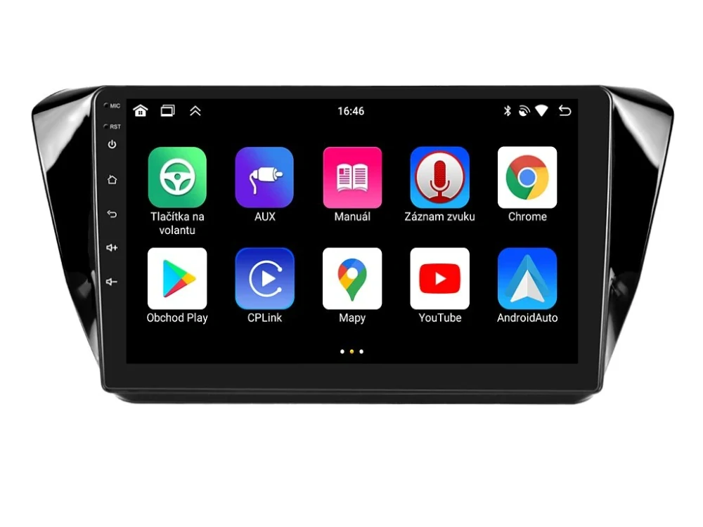 BMODE 2DIN AUTORÁDIO BEV37 ANDROID, ŠKODA SUPERB III