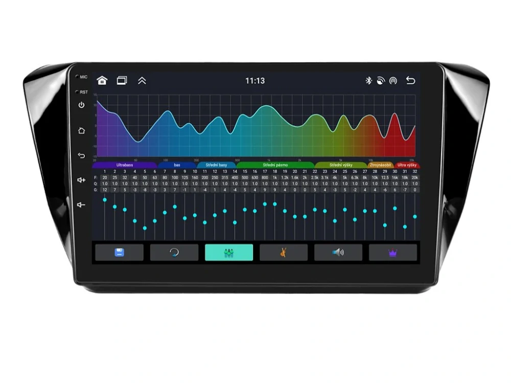 BMODE 2DIN AUTORÁDIO BEX37 ANDROID, ŠKODA SUPERB III