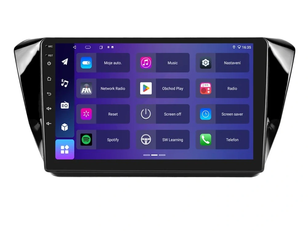 Isudar 2DIN autorádio T68B-IEV31 Android, Škoda Superb III