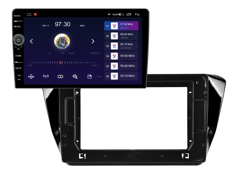 EVEREST 2DIN AUTORÁDIO EVE07 ANDROID, ŠKODA SUPERB III