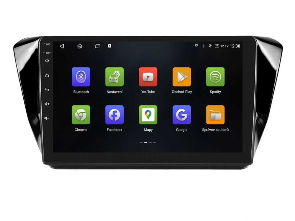 ISUDAR 2DIN AUTORÁDIO T72-IEV42 ANDROID, ŠKODA SUPERB III