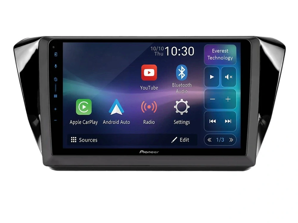PIONEER 2DIN AUTORÁDIO SPH-PF97BT, ŠKODA SUPERB III