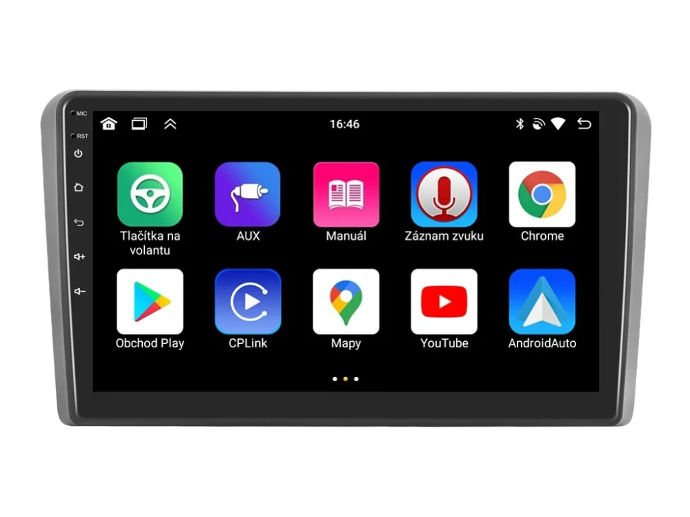 BMODE 2DIN AUTORÁDIO BEV15 ANDROID, AUDI A3 / S3