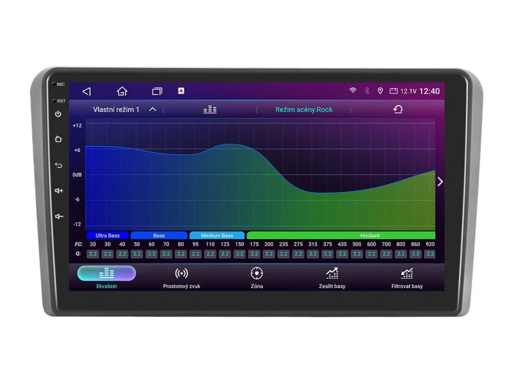 Isudar 2DIN autorádio T72-IEV20 Android, Audi A3 / S3