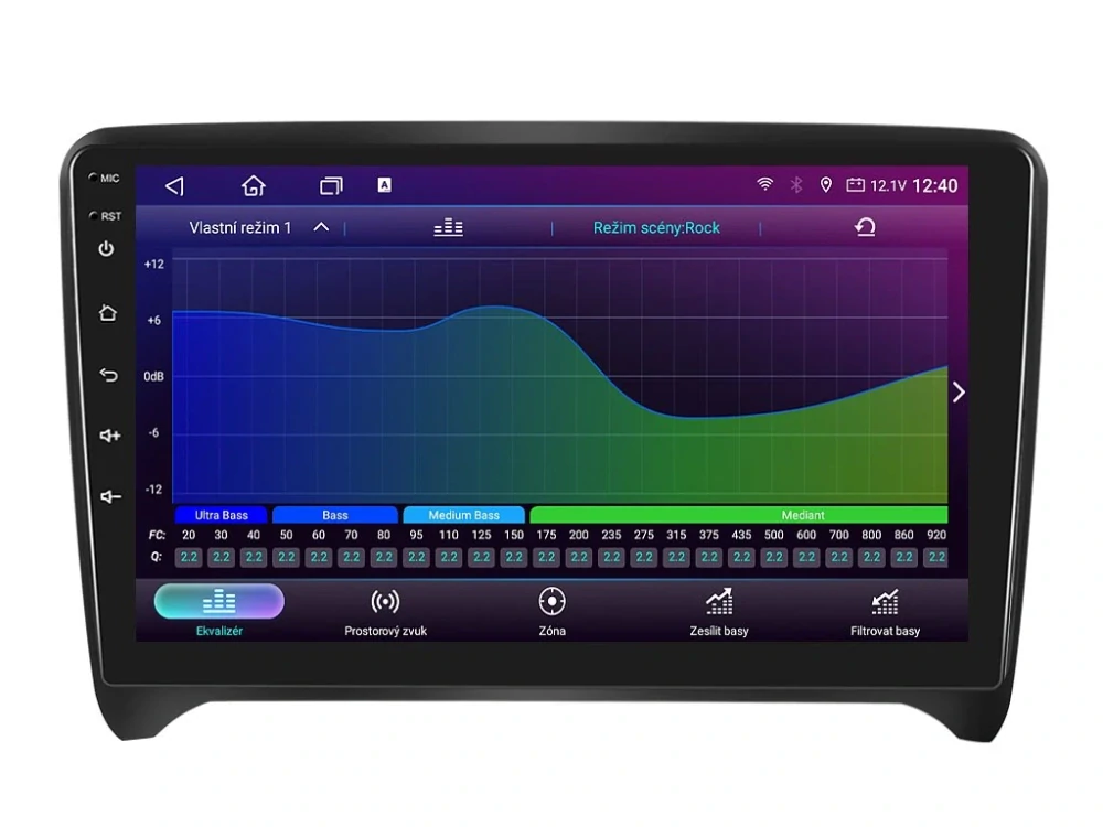 ISUDAR 2DIN AUTORÁDIO T72-IEV79 ANDROID, AUDI TT