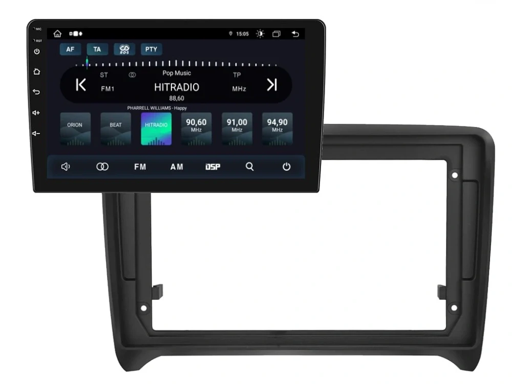XTRONS 2DIN AUTORÁDIO IAP12-XEV28 ANDROID, AUDI TT