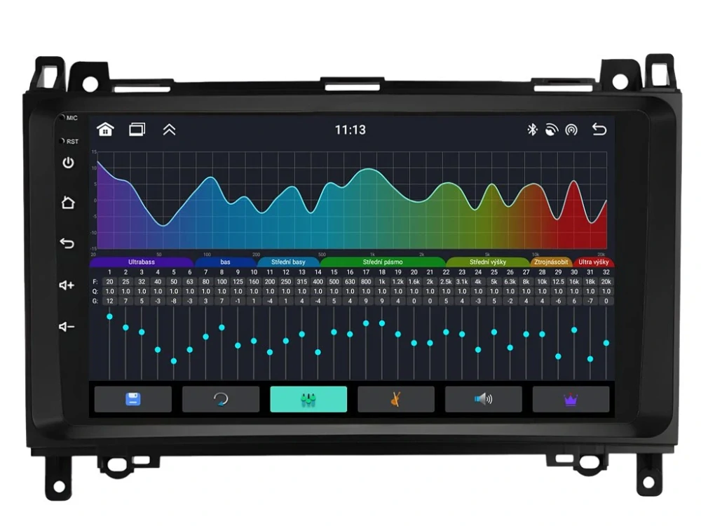 BMODE 2DIN AUTORÁDIO BEX61 ANDROID, MERCEDES-BENZ A / B / V / VIANO / VITO / SPRINTER / VW CRAFTER