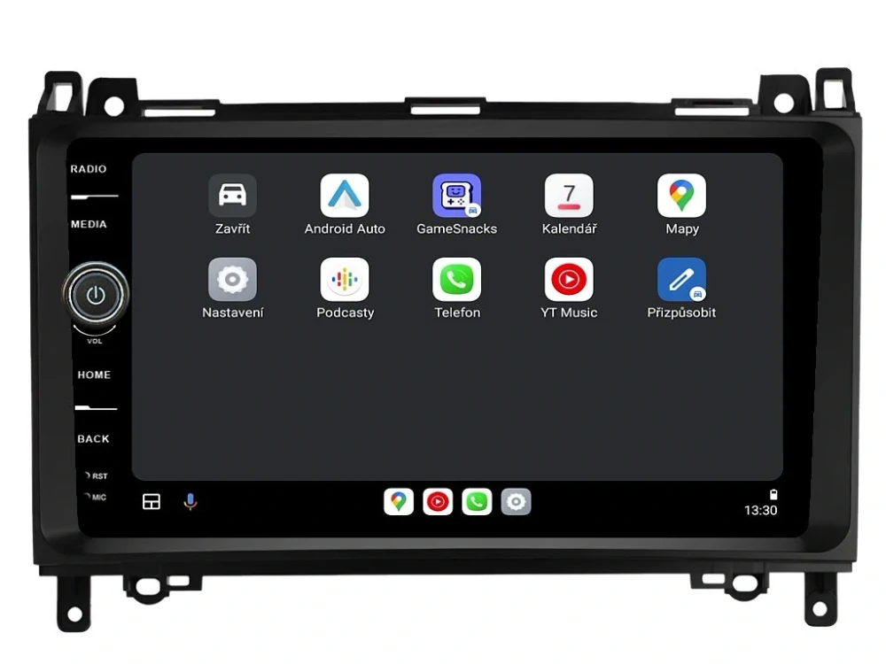 EVEREST 2DIN AUTORÁDIO EVE61 ANDROID, MERCEDES-BENZ A / B / V / VIANO / VITO / SPRINTER / VW CRAFTER
