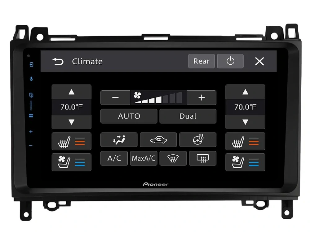 PIONEER 2DIN AUTORÁDIO SPH-PF97BT, MERCEDES-BENZ A / B / V / VIANO / VITO / SPRINTER / VW CRAFTER