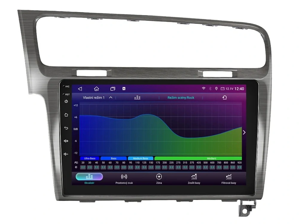 ISUDAR 2DIN AUTORÁDIO T72-IEV12 ANDROID, VOLKSWAGEN GOLF VII