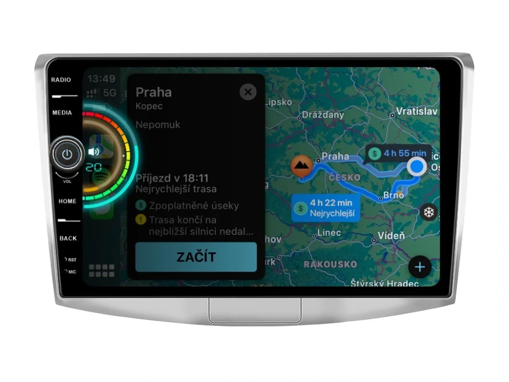 EVEREST 2DIN AUTORÁDIO EVE13 ANDROID, VOLKSWAGEN PASSAT B6, B7, CC