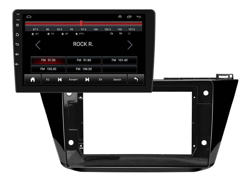 PODOFO 2DIN AUTORÁDIO PEV37 ANDROID, VOLKSWAGEN TIGUAN II