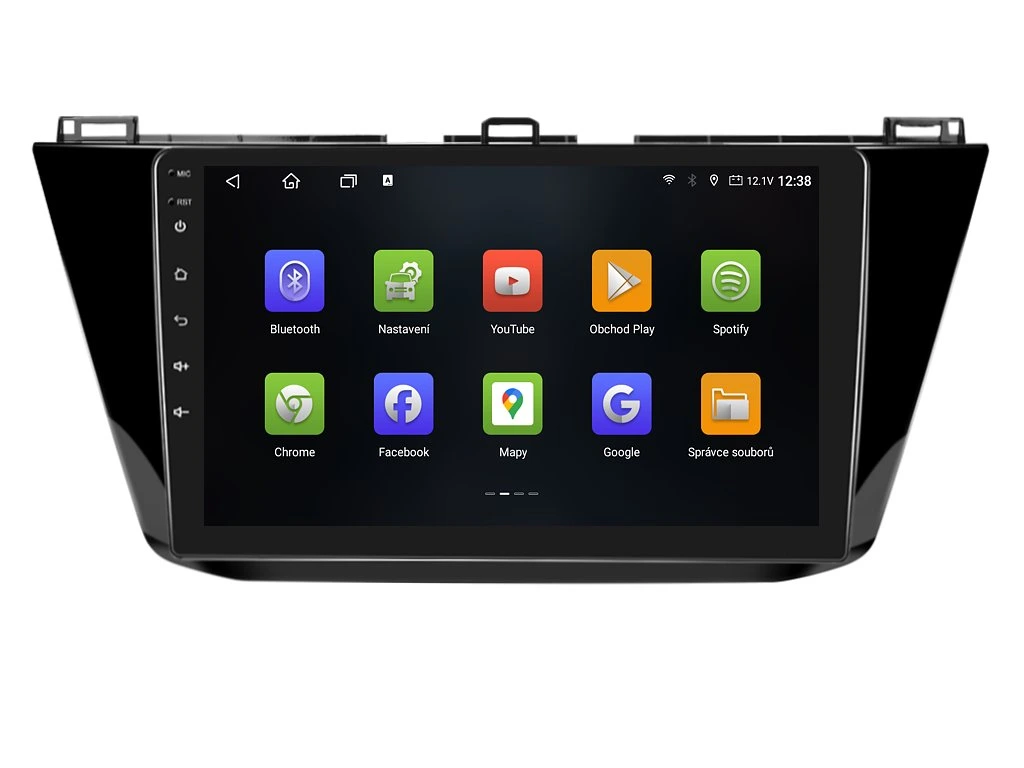 ISUDAR 2DIN AUTORÁDIO T72-IEV18 ANDROID, VOLKSWAGEN TIGUAN II