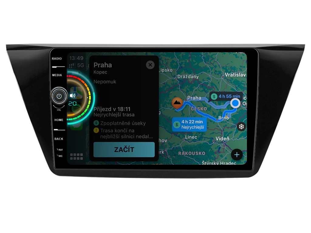 EVEREST 2DIN AUTORÁDIO EVE47 ANDROID, VOLKSWAGEN TOURAN II