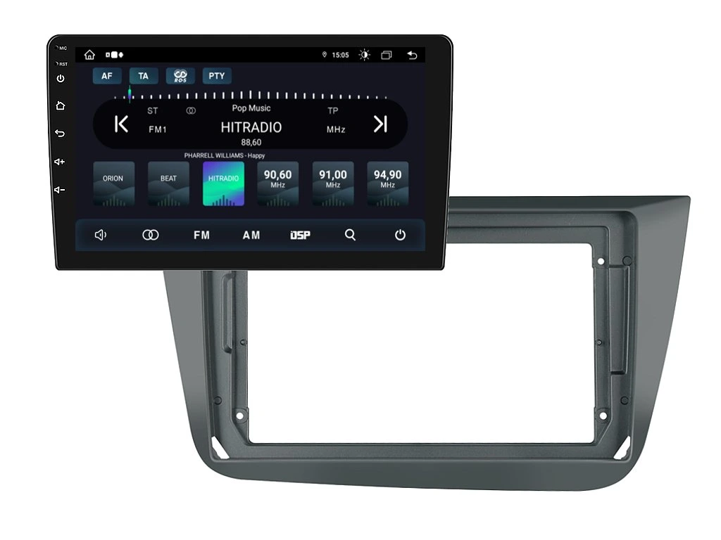 XTRONS 2DIN AUTORÁDIO IAP12-XEV14 ANDROID, SEAT ALTEA / TOLEDO