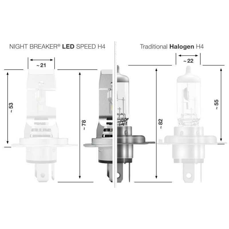 OSRAM NIGHT BREAKER LED SPEED H4 450 