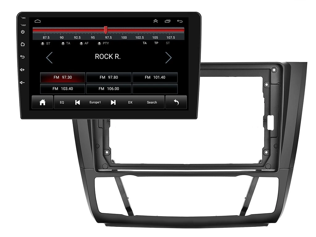 PODOFO 2DIN AUTORÁDIO PEV66 ANDROID, BMW E81 / E82 / E87 / E88 S AUTOMATICKOU KLIMATIZACÍ