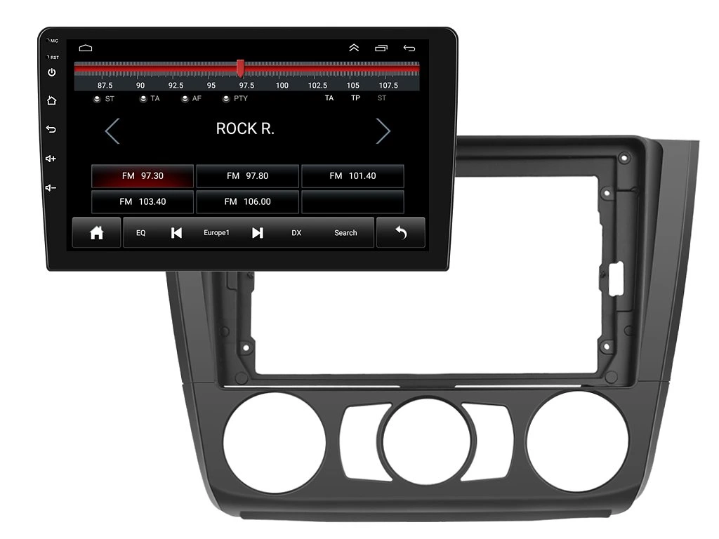 PODOFO 2DIN AUTORÁDIO PEV67 ANDROID, BMW E81 / E82 / E87 / E88 S MANUÁLNÍ KLIMATIZACÍ