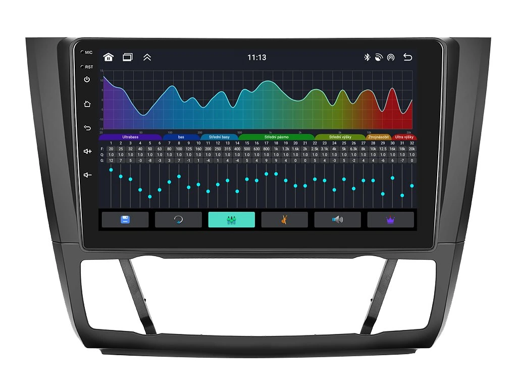 BMODE 2DIN AUTODÁDIO BEV39 ANDROID, BMW E81 / E82 / E87 / E88 S AUTOMATICKOU KLIMATIZACÍ
