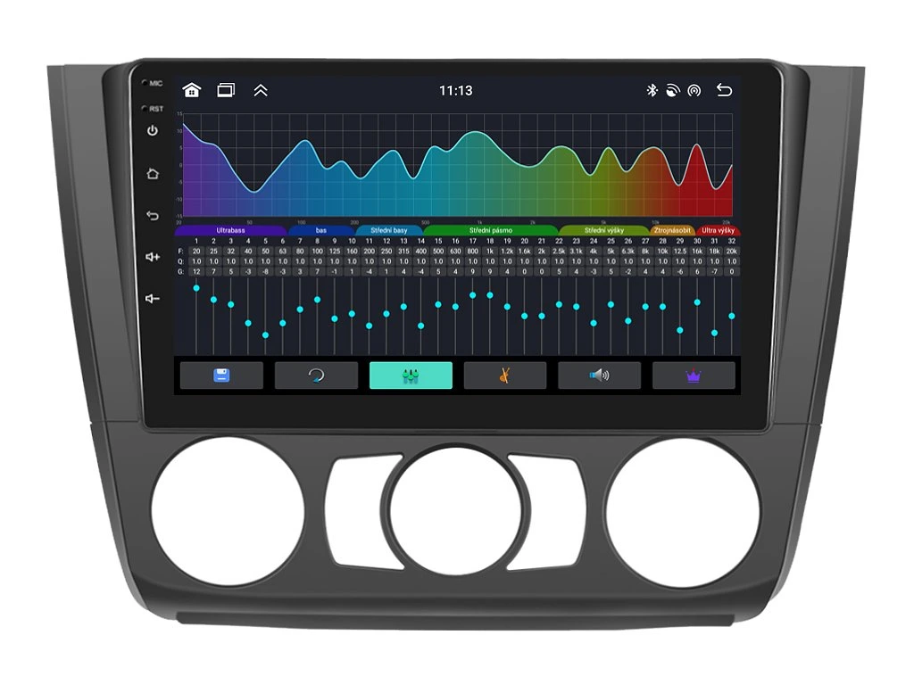 BMODE 2DIN AUTORÁDIO BEV40 ANDROID, BMW E81 / E82 / E87 / E88 S MANUÁLNÍ KLIMATIZACÍ