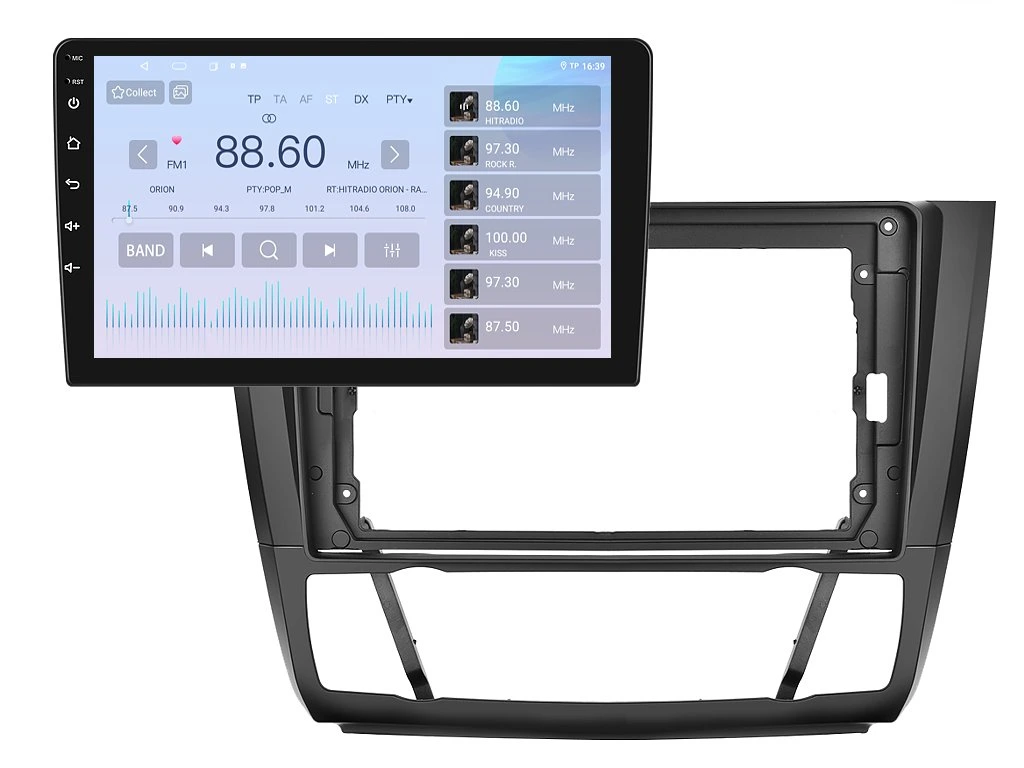 ISUDAR 2DIN AUTORÁDIO T68B-IEV33 ANDROID, BMW E81 / E82 / E87 / E88 S AUTOMATICKOU KLIMATIZACÍ