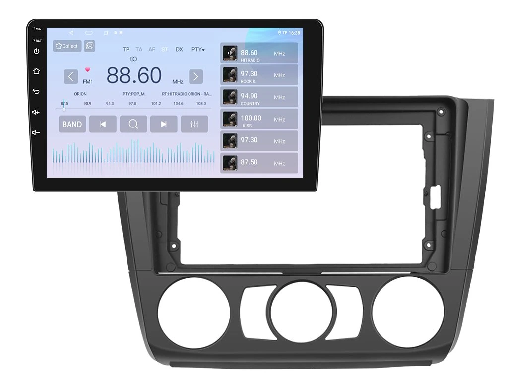 Isudar 2DIN autorádio T68B-IEV34 Android, BMW E81 / E82 / E87 / E88 S MANUÁLNÍ KLIMATIZACÍ