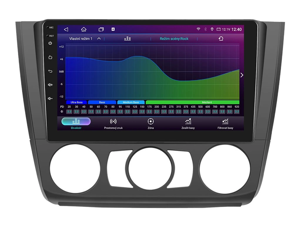 ISUDAR 2DIN AUTORÁDIO T75-IEV83 ANDROID, BMW E81 / E82 / E87 / E88 S MANUÁLNÍ KLIMATIZACÍ
