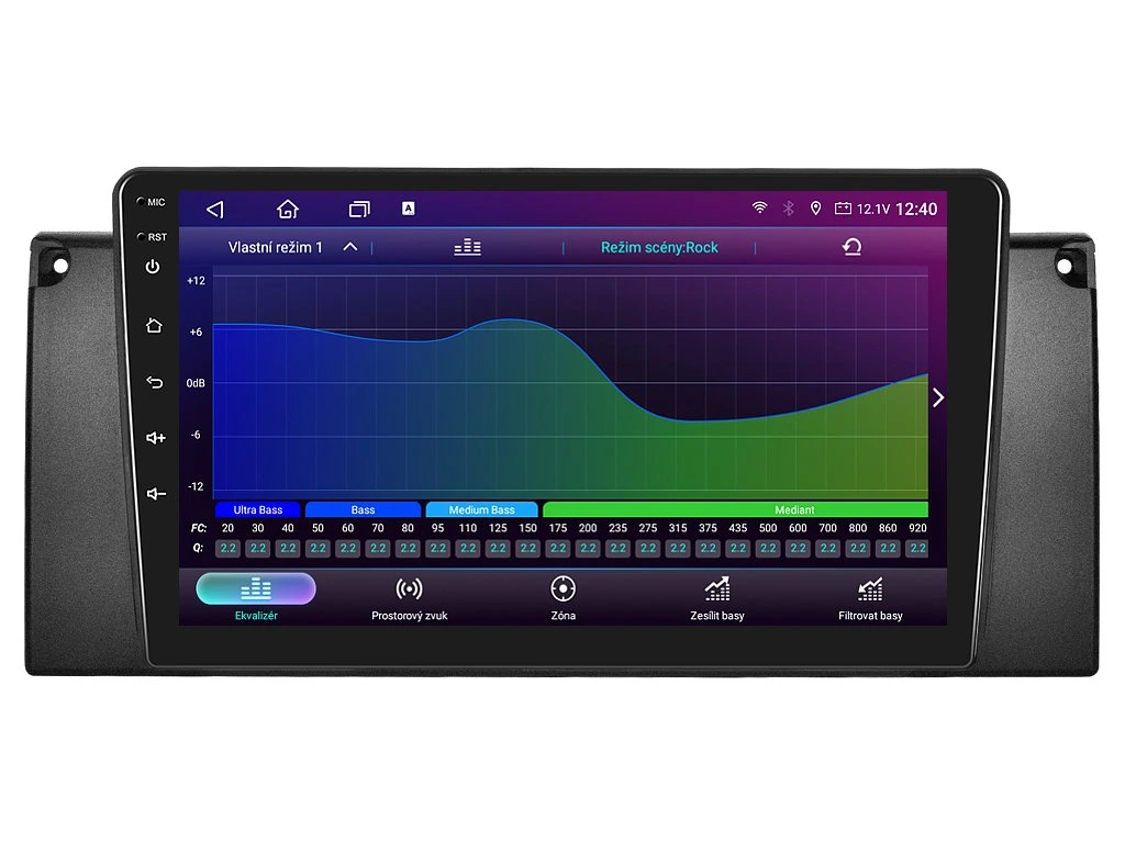 ISUDAR 2DIN AUTORÁDIO T72-IEV23 ANDROID, BMW E39 / X5 E53