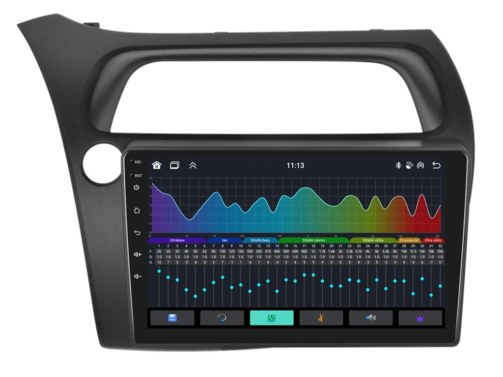 BMODE 2DIN AUTORÁDIO BEV53 ANDROID, HONDA CIVIC 8G