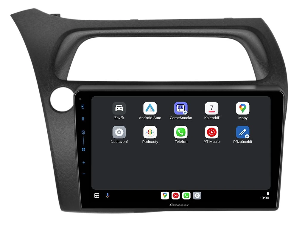 PIONEER 2DIN AUTORÁDIO SPH-PF97BT, HONDA CIVIC 8G