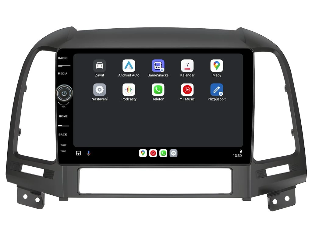 EVEREST 2DIN AUTORÁDIO EVE54 ANDROID, HYUNDAI SANTA FE II