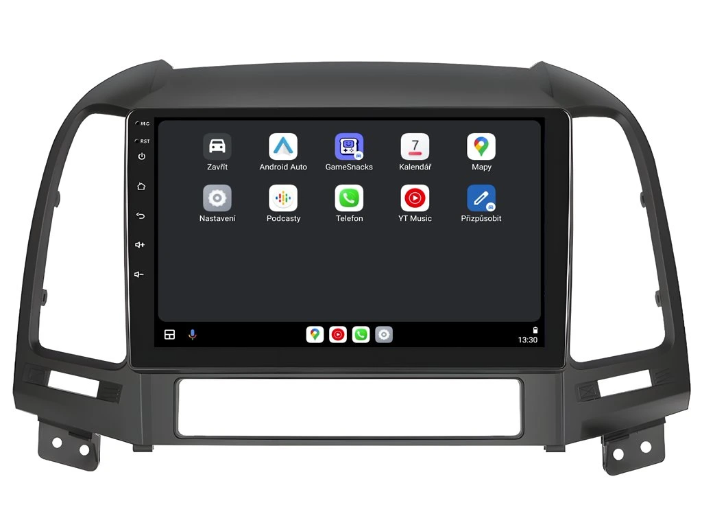 XTRONS 2DIN AUTORÁDIO IQP-XEV55 ANDROID, HYUNDAI SANTA FE II