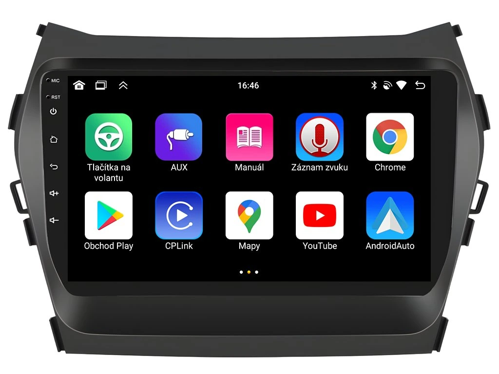 BMODE 2DIN AUTORÁDIO BEV56 ANDROID, HYUNDAI SANTA FE IX45