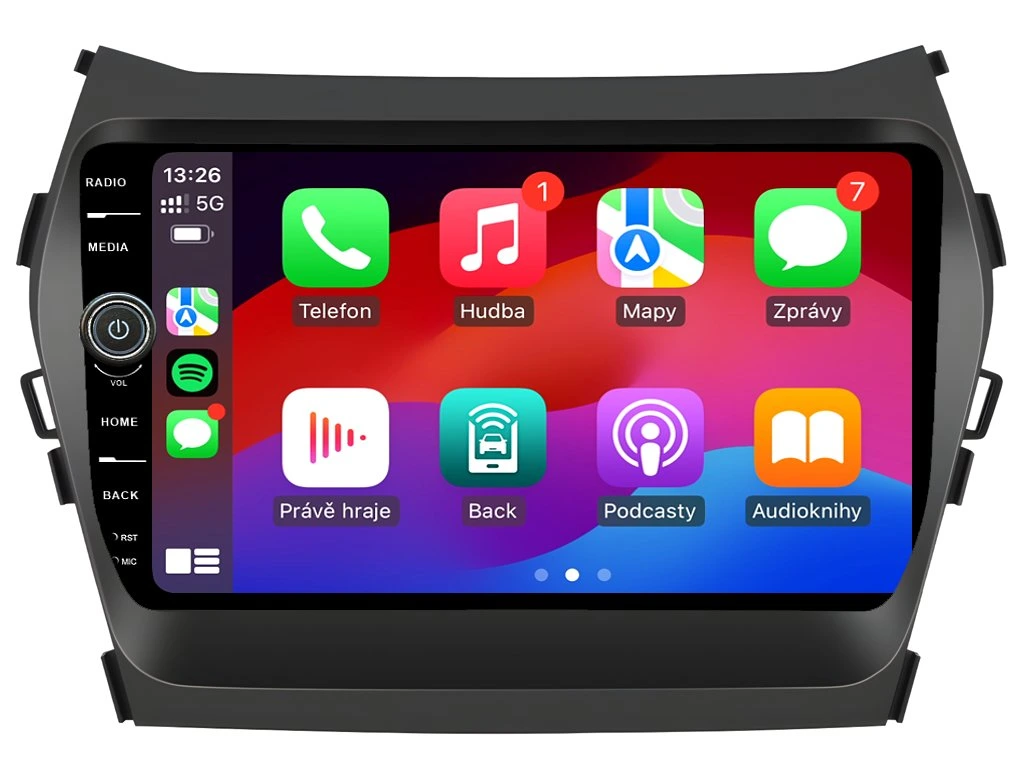 EVEREST 2DIN AUTORÁDIO EVE55 ANDROID, HYUNDAI SANTA FE IX45