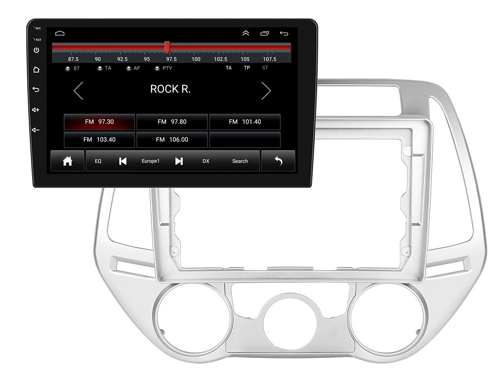 PODOFO 2DIN AUTORÁDIO PEV89 ANDROID, HYUNDAI I20